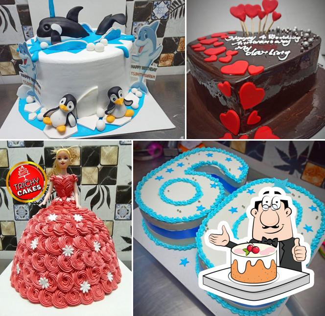 Here's a picture of Trichy cakes