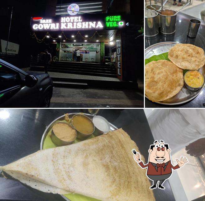 Hotel Sree Gowri Krishna is distinguished by food and exterior