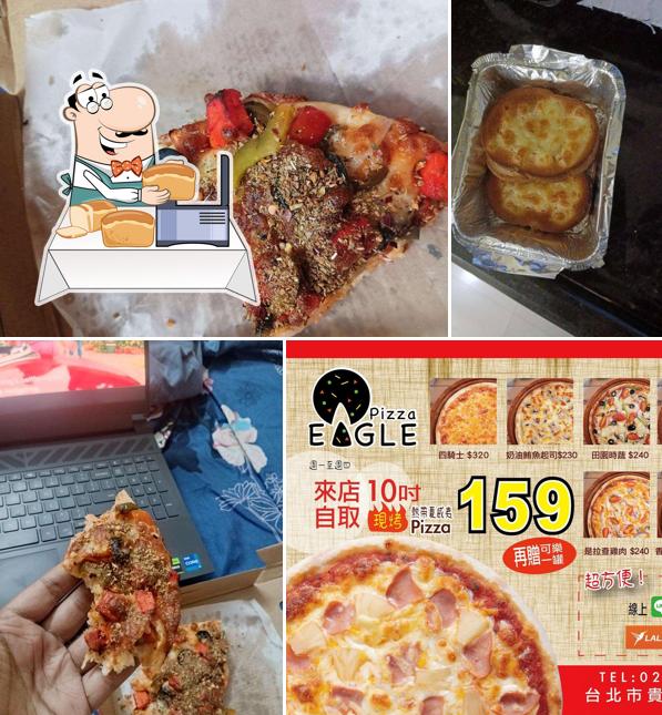 Garlic bread at Eagle Pizza