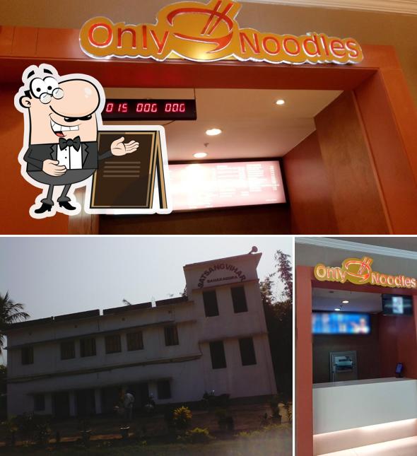 The restaurant's exterior and interior