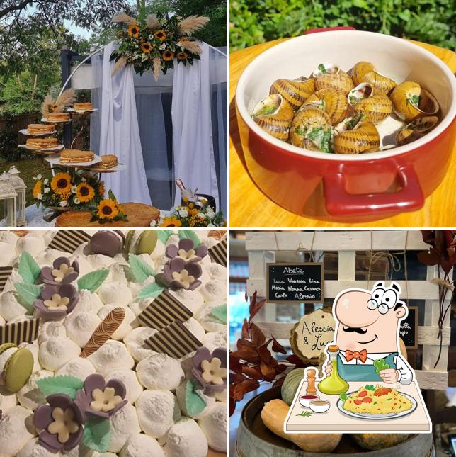 Cibo al Ristorante Villa Pedrini