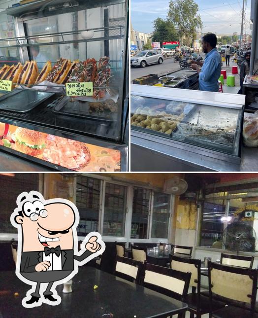 The interior of Shree Krishna Sweets