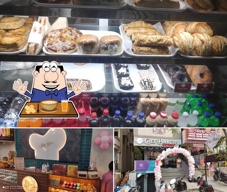 Chef bakers is distinguished by food and exterior