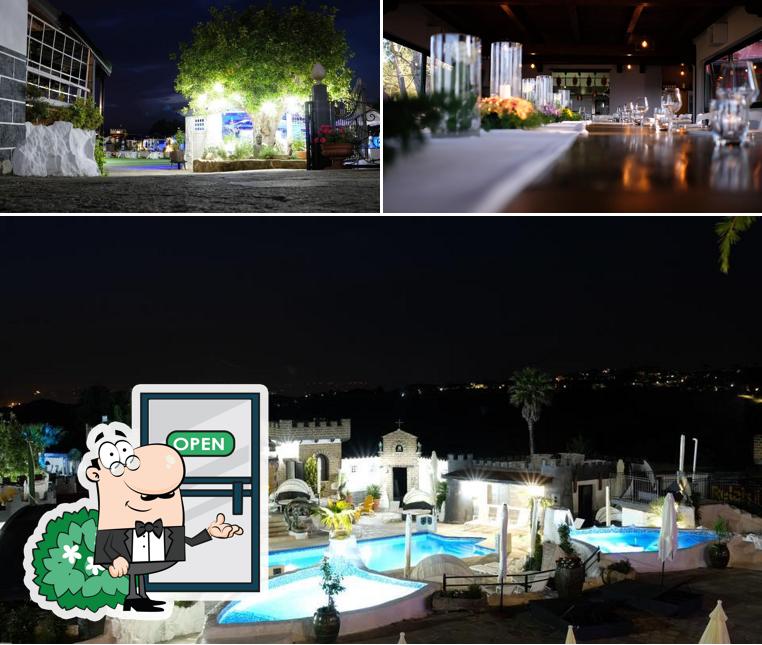 Tra le varie cose da Relais Il Feudo si possono trovare la esterno e cibo