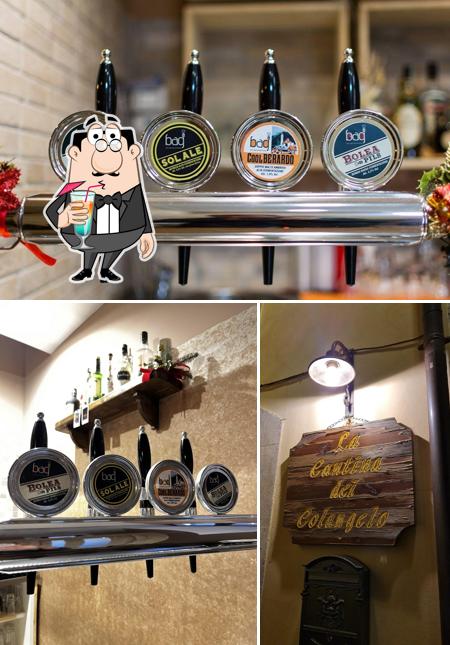 Questa è la immagine che mostra la bevanda e cibo di La cantina dei Colangelo