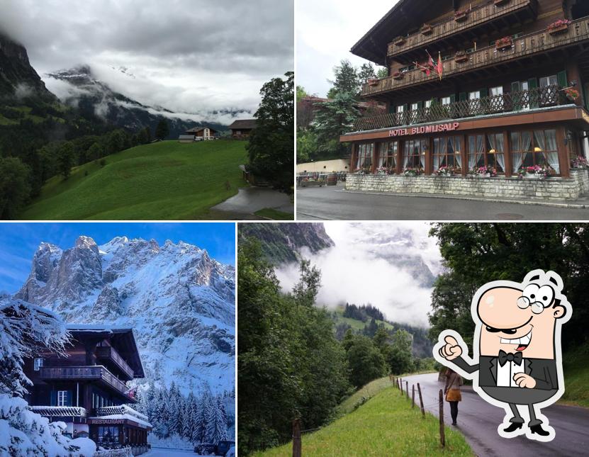 Gli esterni di Hotel-Restaurant Blümlisalp Grindelwald