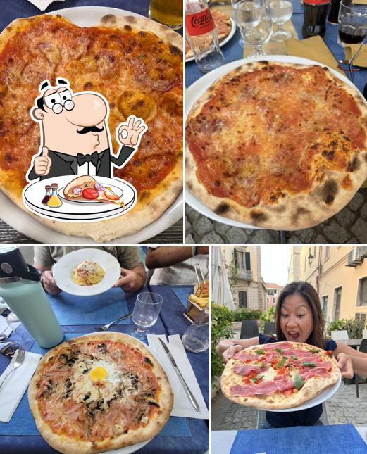 Scegli una pizza a Ristorante Old Station