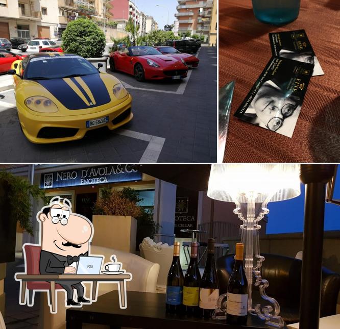 Gli interni di Enoteca Nero D'Avola & Co