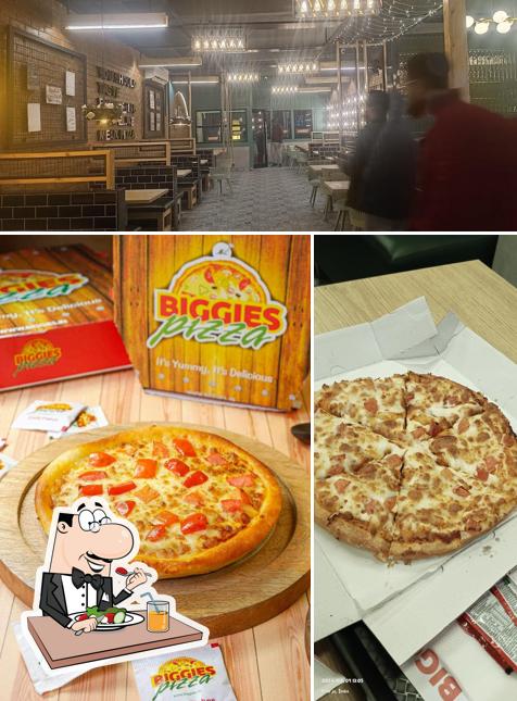 Take a look at the picture depicting food and interior at Biggies pizza khurja