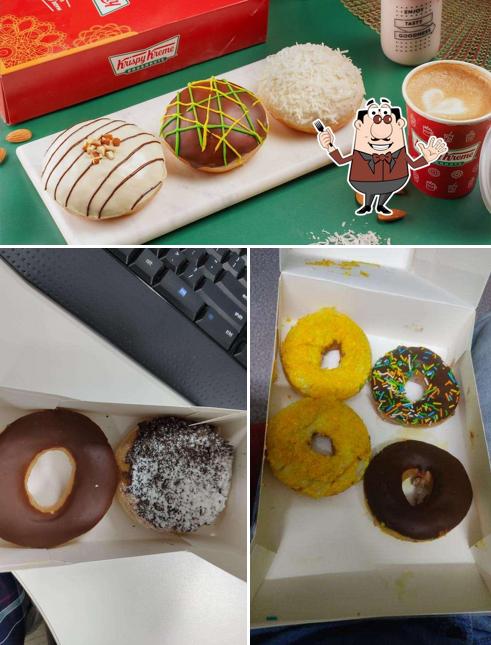 Food at Krispy Kreme Doughnuts & Coffee