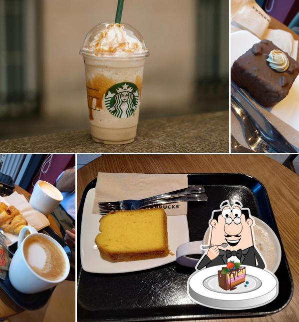 Chocolate cake at Starbucks