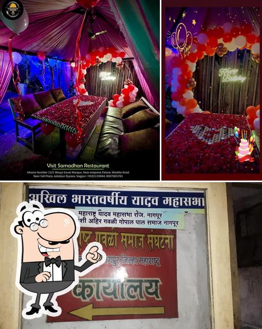 The interior of Samadhan Bar and Restaurant