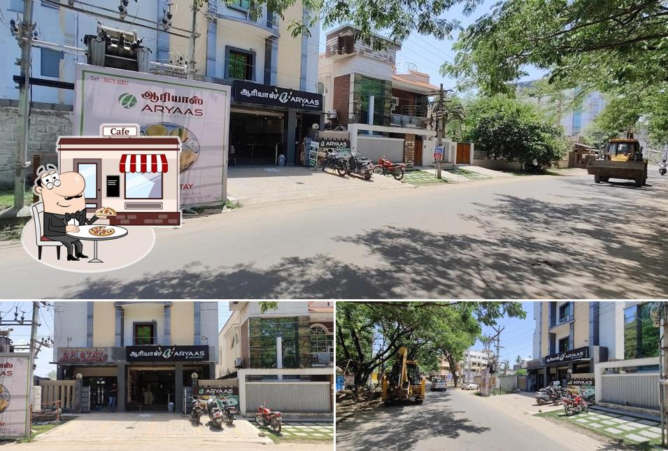 The exterior of Hotel Aryaas Katpadi