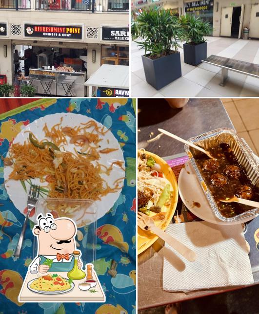 The fresh Refreshment Point is distinguished by food and interior