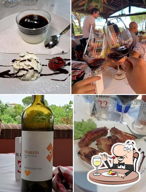 Platti al Ristorante Il Granaio Bolgheri