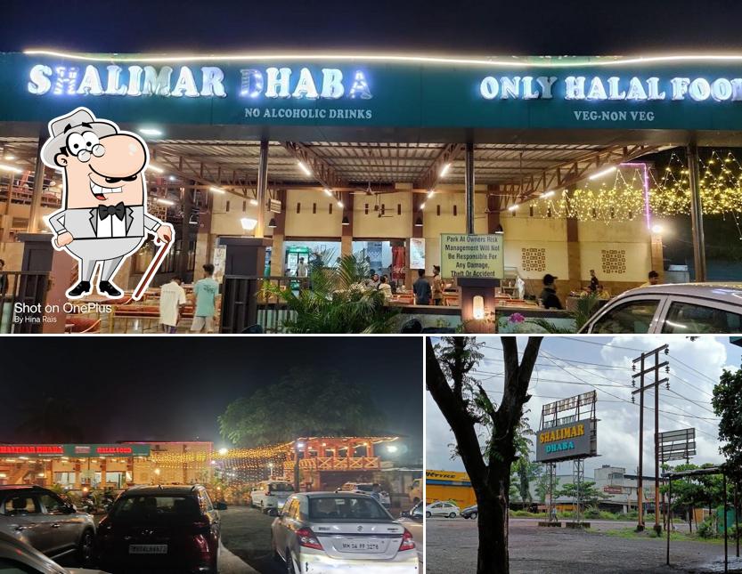 The exterior is an important feature of Shalimar Dhaba