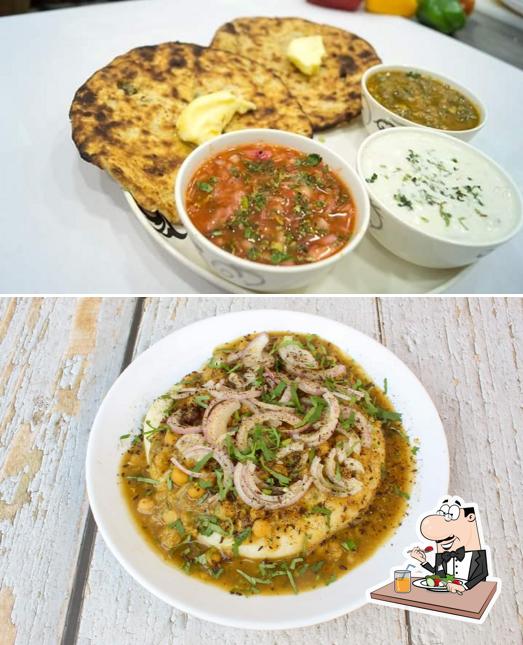 Food at Kulcha Kingdom & Punjabi Dhaba