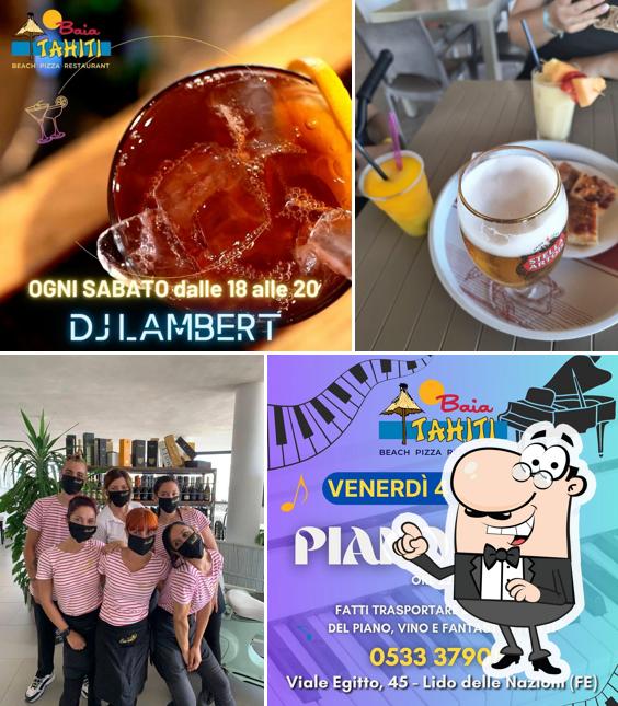 La interni e cibo del ristorante