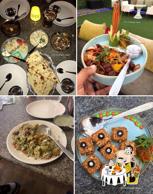 Food at Level 4 Rooftop Lounge