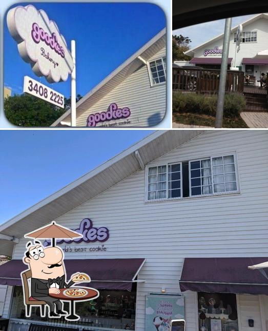 O exterior do Goodies Bakery