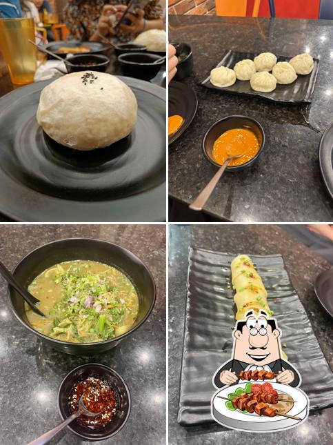 Food at Lama's Cafe