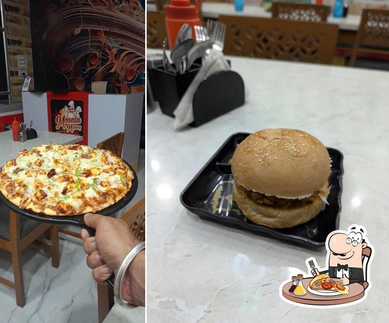 Order pizza at Masala mystery