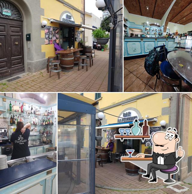 Gli interni di bar la Piazzetta Vada