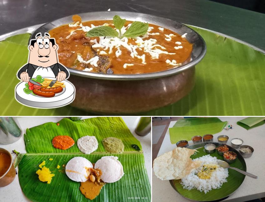 Food at Sri Saravana Bhavan
