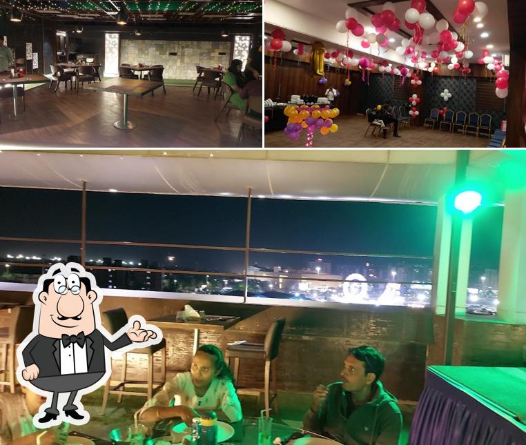 The interior of La Terranza-Roof top Restaurant & Banquet