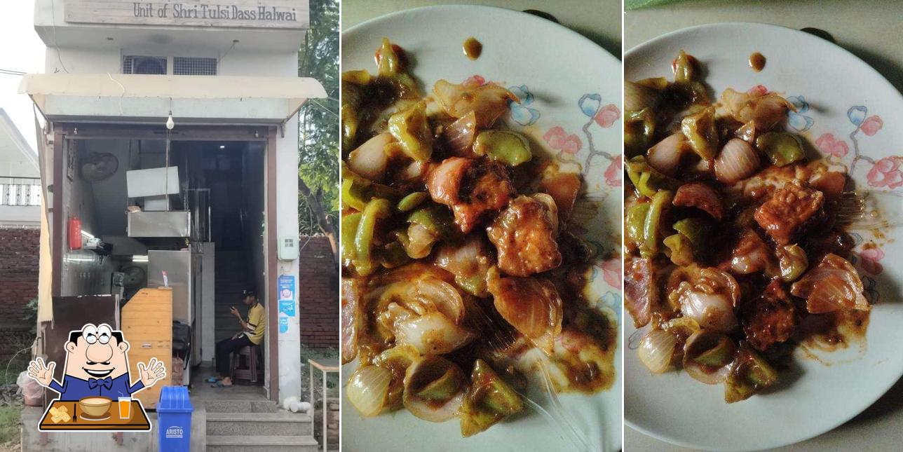 Food at Shri Tulsi Dass Halwai