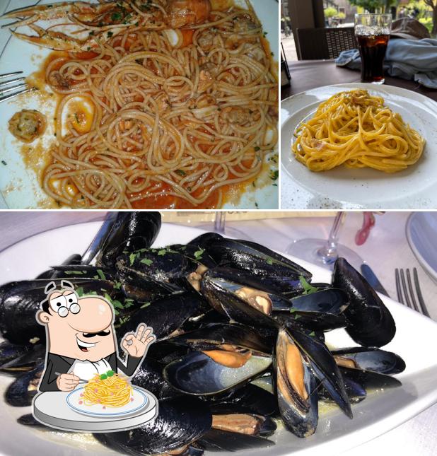 Spaghetti alla carbonara al Ristorante Pizzeria Centrale