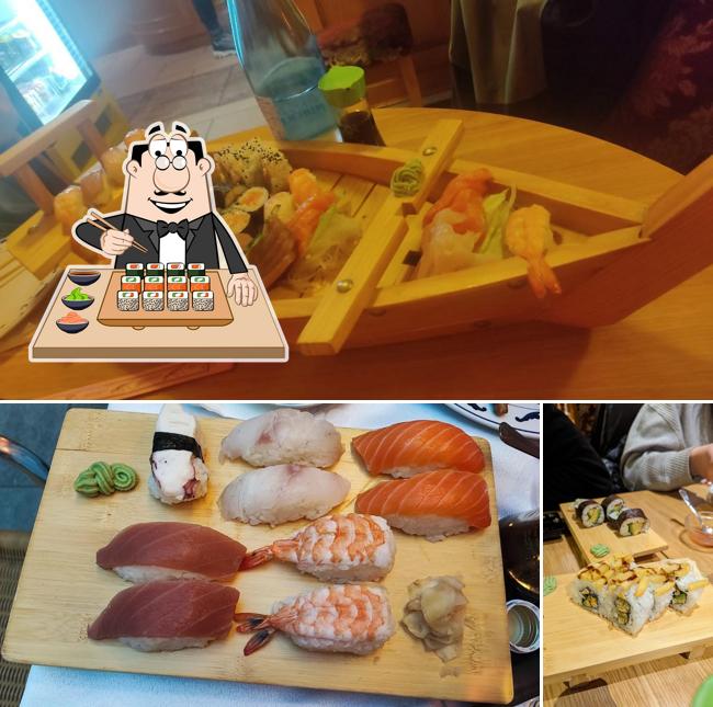 Prova le diverse opzioni di sushi