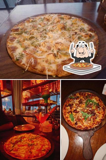 Get pizza at Roots