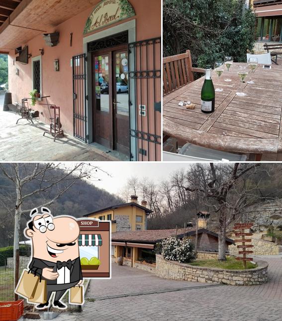 La esterno e bevanda del ristorante