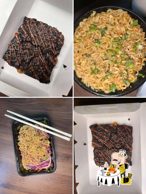 Food at Korean Noodle House