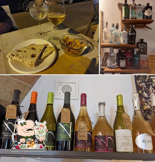 È gradevole godersi un bicchiere di vino a Enoteca le Volte Roccatederighi
