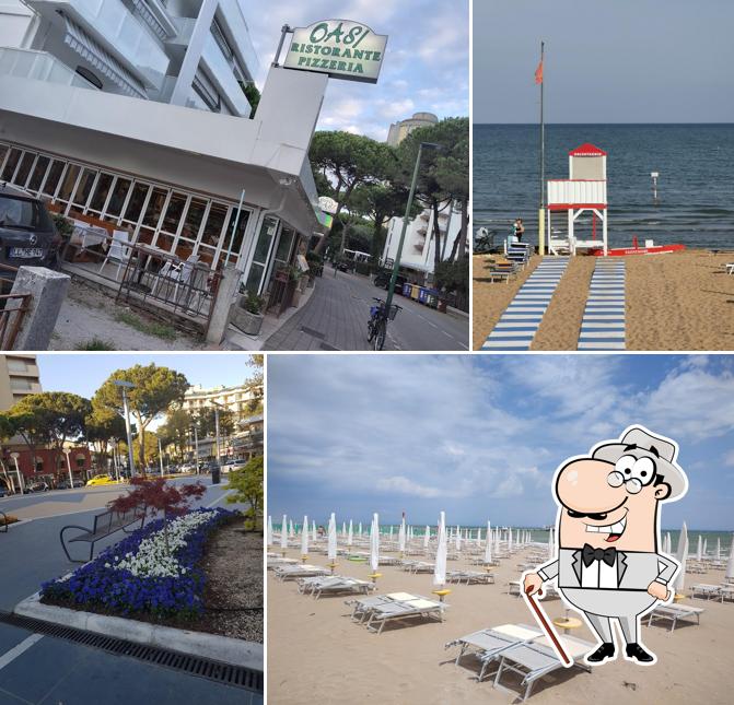 L'area esterna è una caratteristica importante di Hotel Oasi - Ristorante e Pizzeria