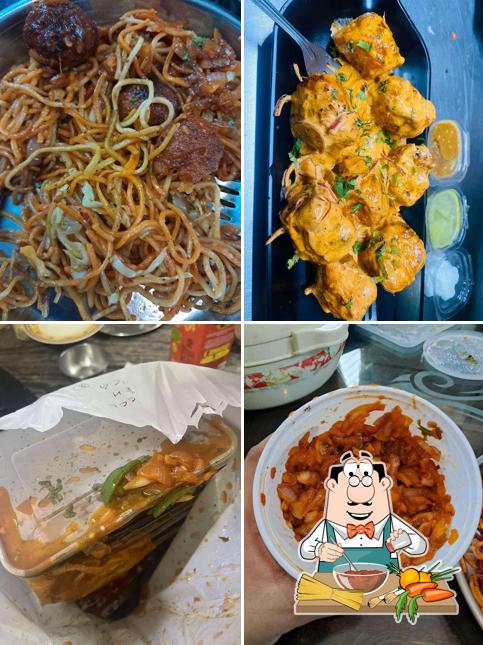 Spaghetti bolognese at Kalyan food corner