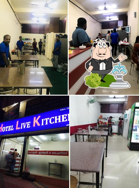 The exterior of Malabar Hotel Live Kitchen