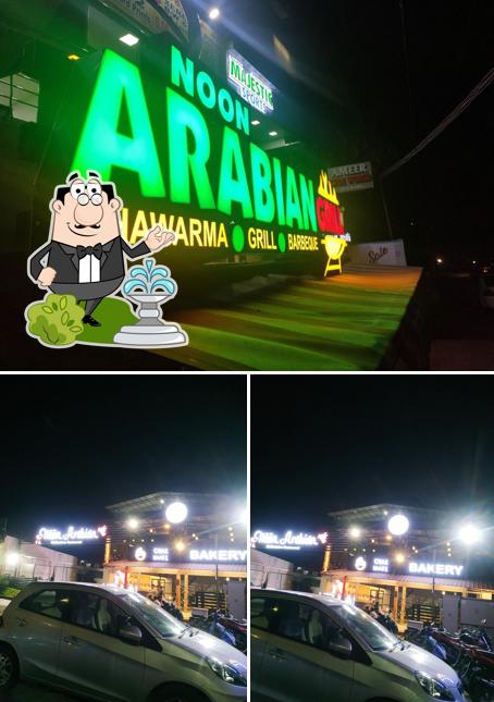 The exterior of Noon Arabian Grill