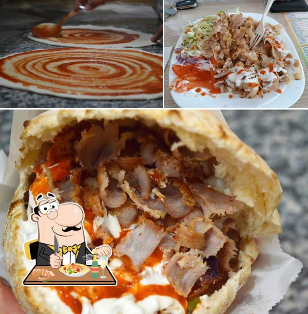 Guarda la immagine che raffigura la cibo e interni di Pizzeria Sharm El Sheikh Pizza da asporto e domicilio Pescate