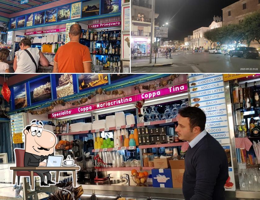 La interni e esterno del ristorante