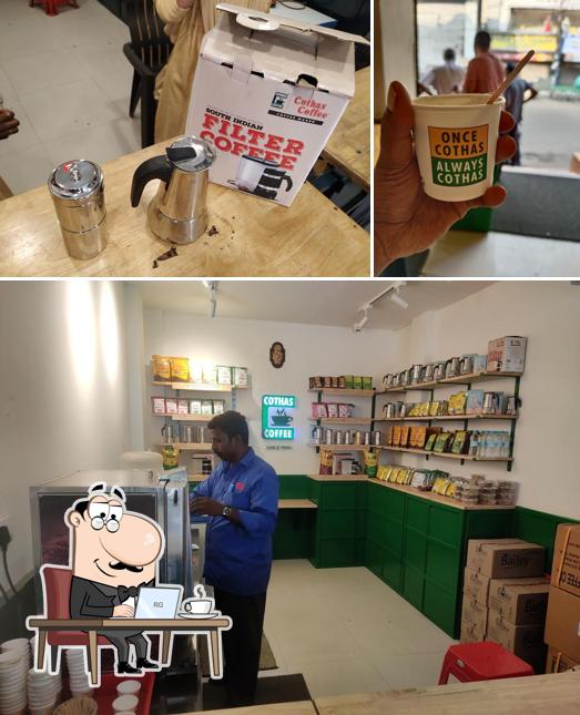 Cothas Coffee Shop - Nellore, Andhra Pradesh is distinguished by interior and food