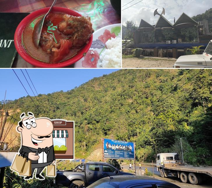 Check out the photo showing exterior and food at Foothill Restaurant