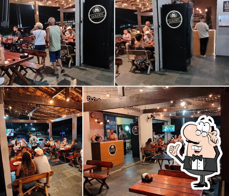 O interior do Golden Restaurante - Massas, Pizzas, Petiscos e Caldos - Agora Sob Nova Direção