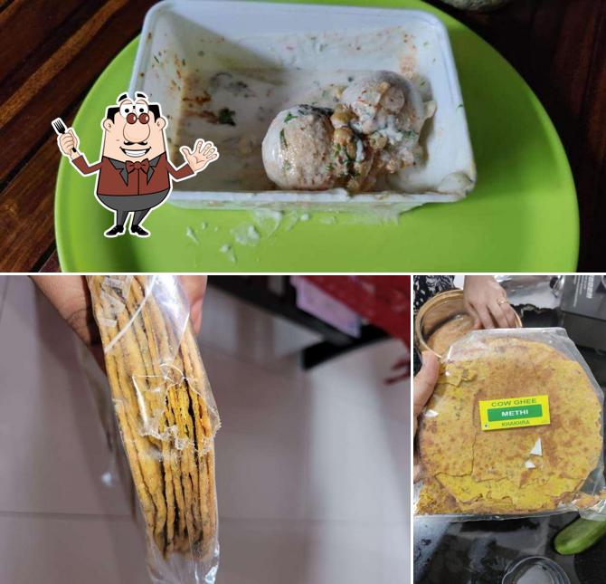 Food at Madhuram sweets