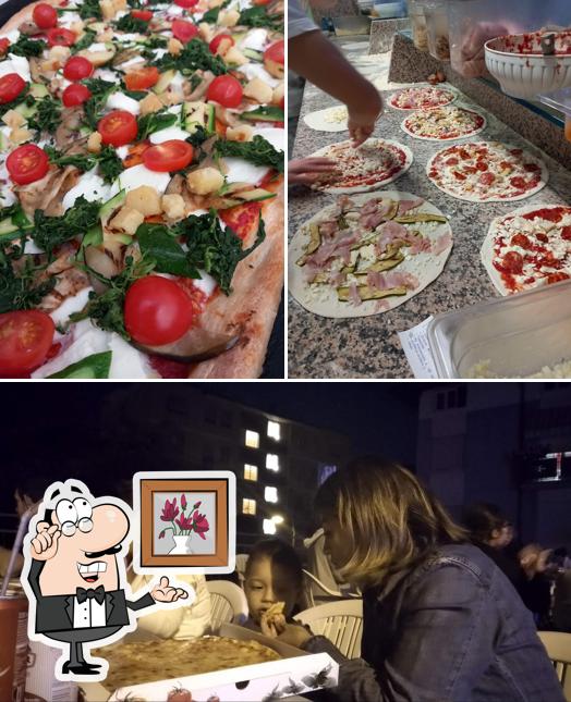 Gli interni di Pizzeria Luna