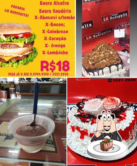 Bolo de chocolate em Comida Caseira La Bodeguita