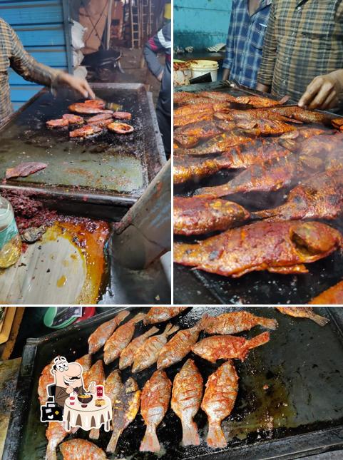 Food at Saravanan Fish Fry