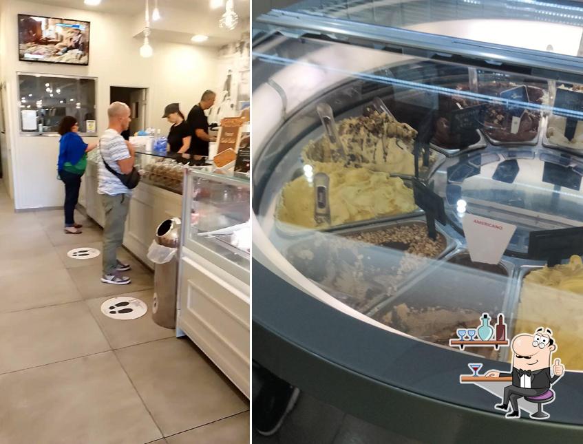 Gli interni di La Bottega Del Gelato Di Iervese Claudia